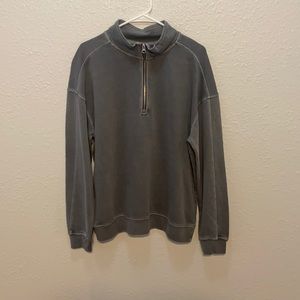 Men’s Grey Quarter-Zip Pullover